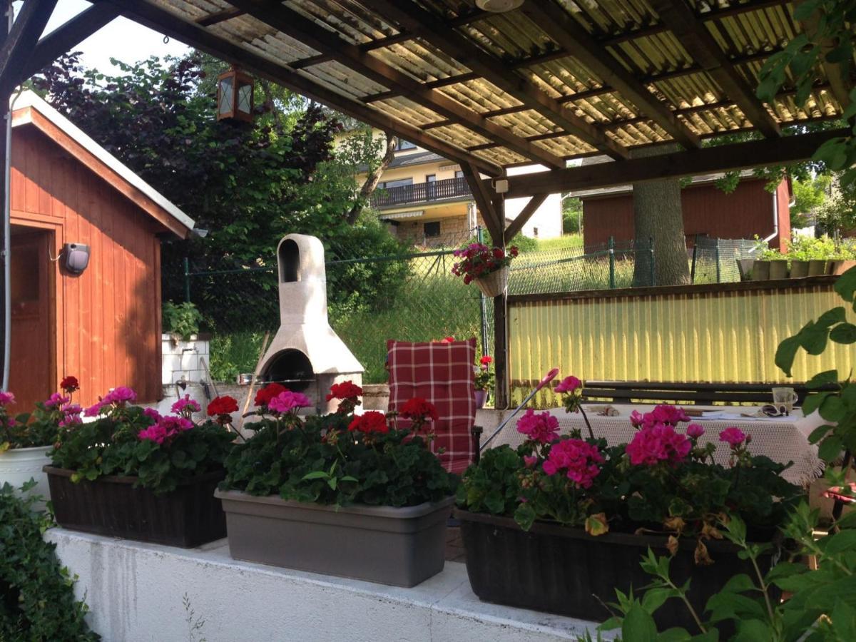 Apartament Am Balkon Des Erzgebirges Bernsbach Zewnętrze zdjęcie