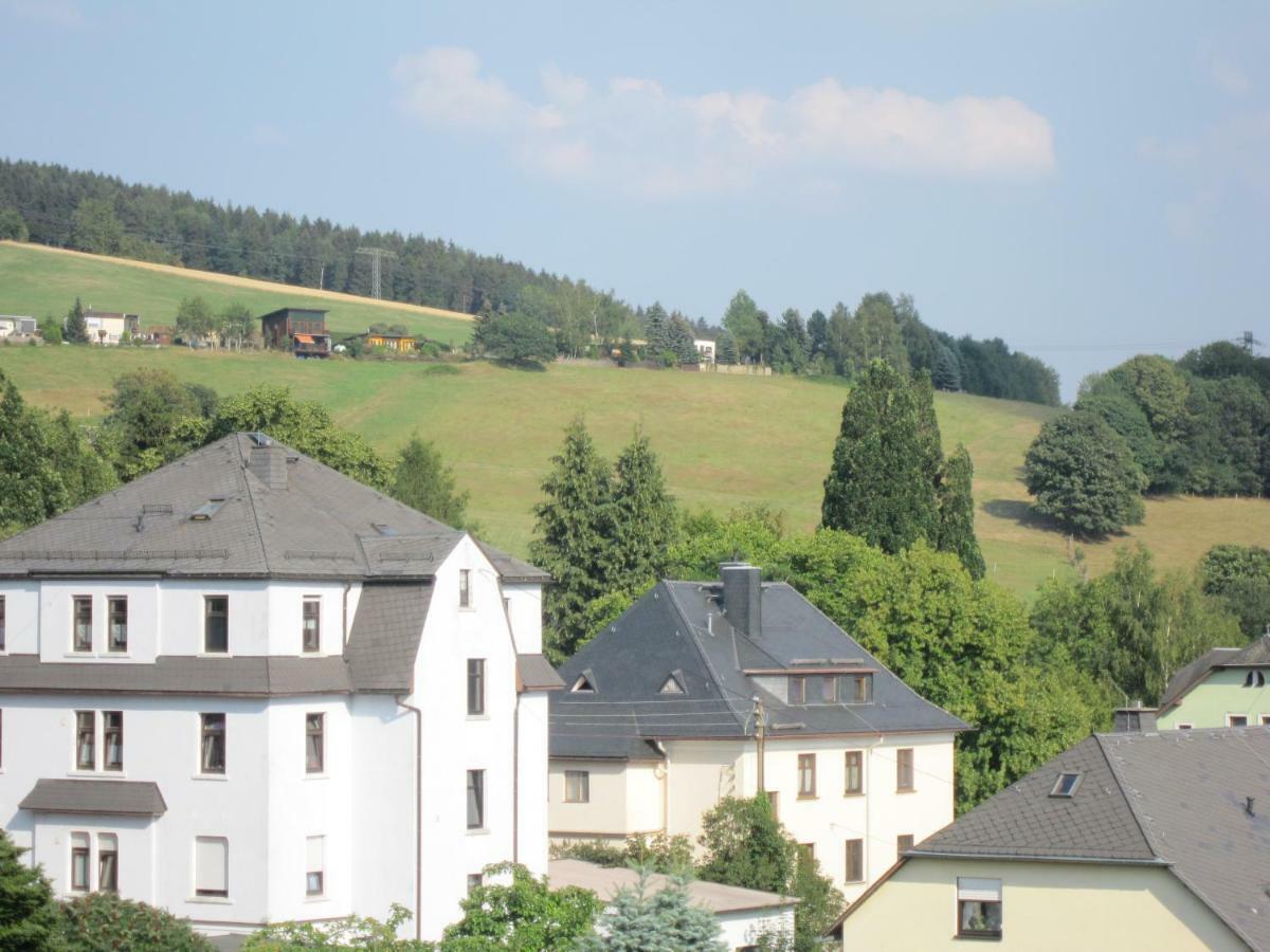 Apartament Am Balkon Des Erzgebirges Bernsbach Zewnętrze zdjęcie